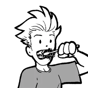 Comic: "Shawn hates haircuts"