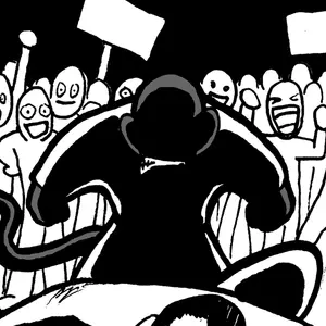 Comic: "Ninja Monkey wants to be a ninja"