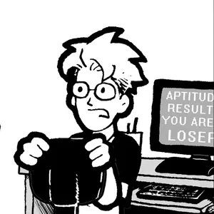 Comic: "Kaigon takes an aptitude test"