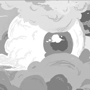 Comic: "Probably just clouds"