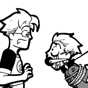 Comic: "Where can I put this?"