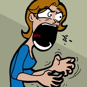 Comic: "Karen is crabby"