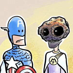 Comic: "Meteorface Man"