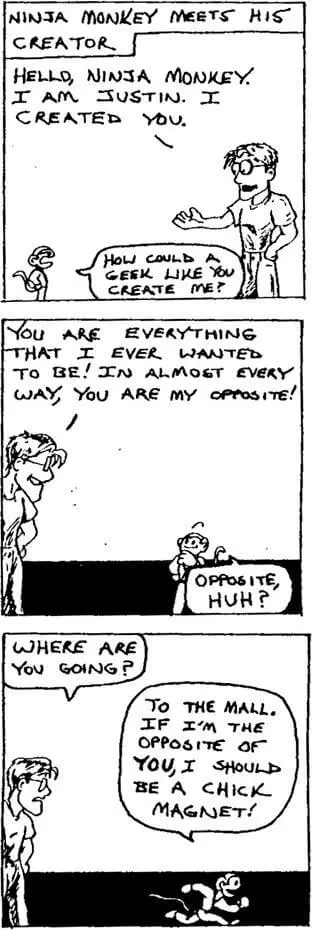 [Mouse House] Ninja Monkey meets his creator