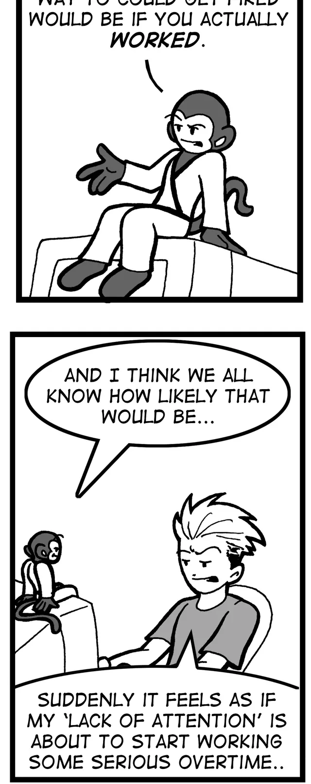 Shawn eats. Sometimes sleeps.