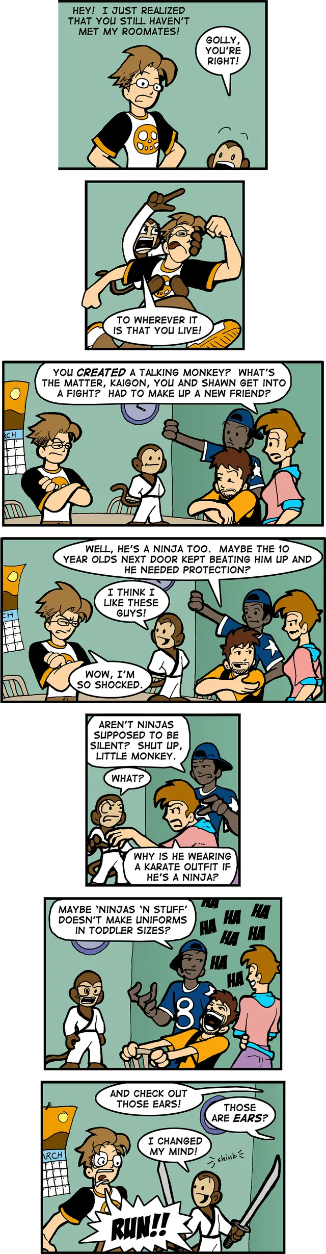 Ninja Monkey meets everyone