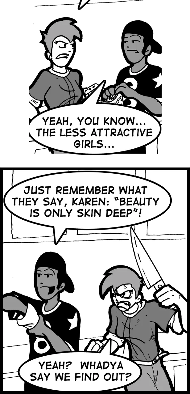 Beauty is only skin deep