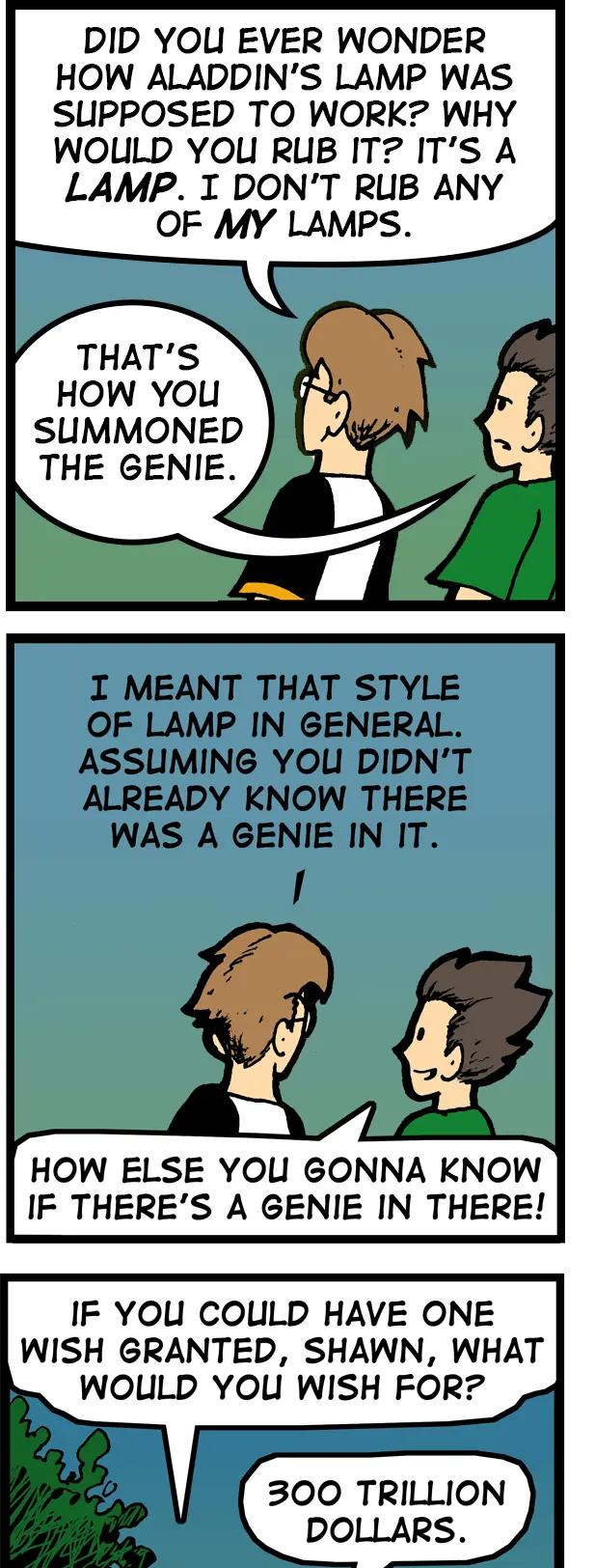 If you could have 3 wishes…