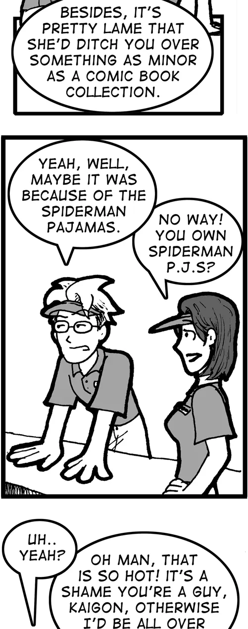 Amber likes Spidey PJs