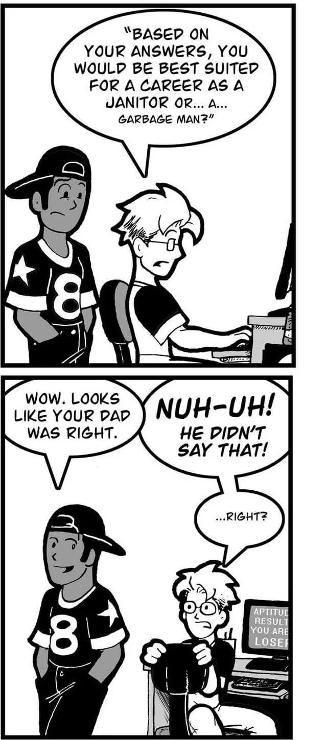 Kaigon takes an aptitude test