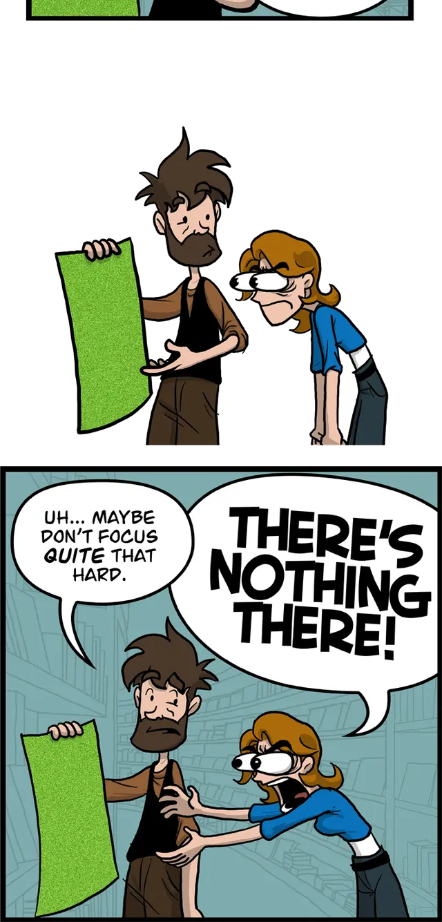 Don’t look like that. Look like this.