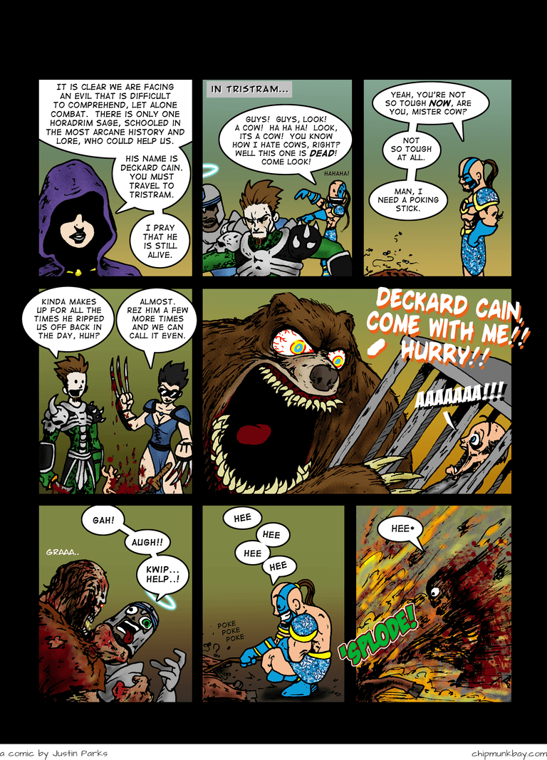 Comic: '[Team N3] Diablo #3' published on 2004-09-20T04:32:57.000Z by Justin Parks