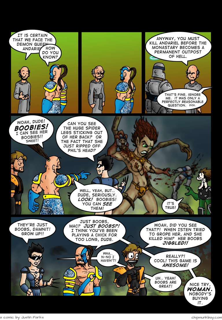 Comic: '[Team N3] Diablo #5' published on 2004-11-15T04:35:56.000Z by Justin Parks